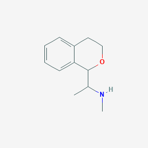 [1-(3,4-dihydro-1H-2-benzopyran-1-yl)ethyl](methyl)amine