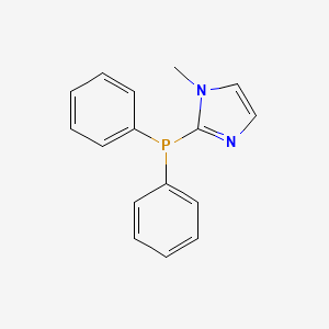 molecular formula C16H15N2P B1364494 2-(diphenylphosphino)-1-methyl-1H-imidazole CAS No. 150404-18-5