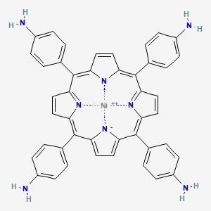 nickel(2+);4-[10,15,20-tris(4-aminophenyl)porphyrin-22,24-diid-5-yl]aniline