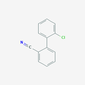 molecular formula C13H8ClN B13644953 2'-Chloro-[1,1'-biphenyl]-2-carbonitrile 