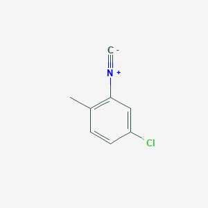 molecular formula C8H6ClN B1364497 4-Chloro-2-isocyano-1-methylbenzene CAS No. 602262-01-1