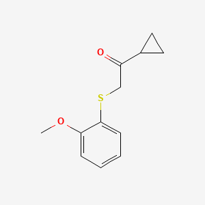 1-Cyclopropyl-2-((2-methoxyphenyl)thio)ethan-1-one