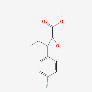 Methyl 3-(4-chlorophenyl)-3-ethyloxirane-2-carboxylate