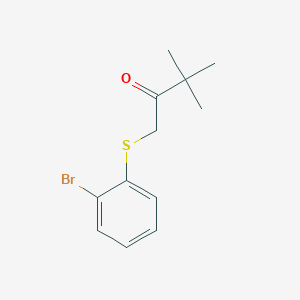 1-((2-Bromophenyl)thio)-3,3-dimethylbutan-2-one