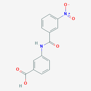 molecular formula C14H10N2O5 B1364505 3-[(3-nitrobenzoyl)amino]benzoic Acid CAS No. 106590-58-3