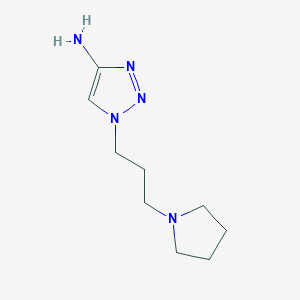 1-(3-(Pyrrolidin-1-yl)propyl)-1h-1,2,3-triazol-4-amine