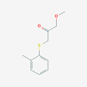 1-Methoxy-3-(o-tolylthio)propan-2-one