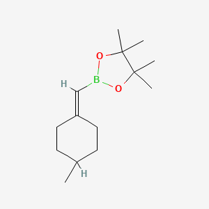 4,4,5,5-Tetramethyl-2-[(4-methylcyclohexylidene)methyl]-1,3,2-dioxaborolane