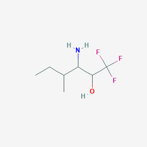 3-Amino-1,1,1-trifluoro-4-methylhexan-2-ol