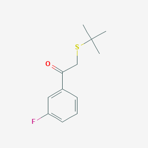 2-(Tert-butylthio)-1-(3-fluorophenyl)ethan-1-one