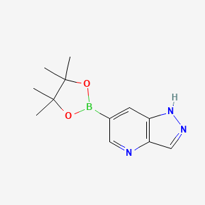 6-(4,4,5,5-Tetramethyl-1,3,2-dioxaborolan-2-yl)-1H-pyrazolo[4,3-b]pyridine