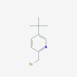 2-(Bromomethyl)-5-(tert-butyl)pyridine