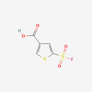 5-(Fluorosulfonyl)thiophene-3-carboxylic acid