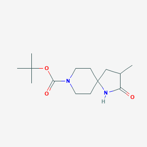 tert-butyl 3-methyl-2-oxo-1,8-diazaspiro[4.5]decane-8-carboxylate