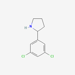 molecular formula C10H11Cl2N B1364546 2-(3,5-二氯苯基)吡咯烷 CAS No. 887344-13-0