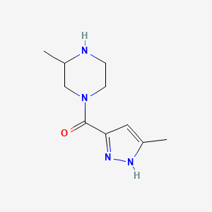 (5-Methyl-1h-pyrazol-3-yl)(3-methylpiperazin-1-yl)methanone