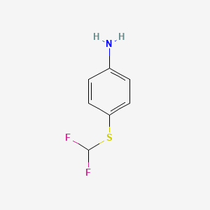 molecular formula C7H7F2NS B1364554 4-(二氟甲硫基)苯胺 CAS No. 24933-60-6