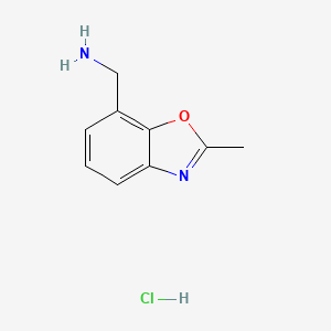 (2-Methylbenzo[d]oxazol-7-yl)methanamine hydrochloride