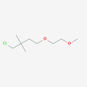 1-Chloro-4-(2-methoxyethoxy)-2,2-dimethylbutane