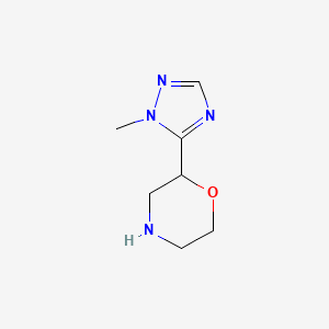 2-(1-Methyl-1h-1,2,4-triazol-5-yl)morpholine