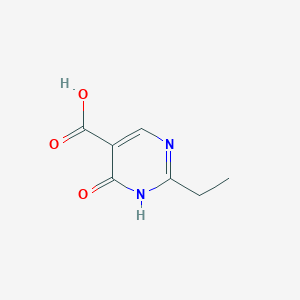 2-Ethyl-6-oxo-1,6-dihydropyrimidine-5-carboxylic acid