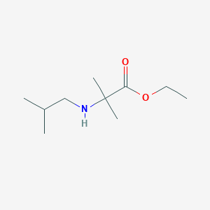 Ethyl 2-(isobutylamino)-2-methylpropanoate