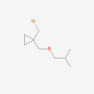 1-(Bromomethyl)-1-(isobutoxymethyl)cyclopropane