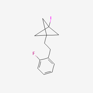 1-[2-(2-Fluorophenyl)ethyl]-3-iodobicyclo[1.1.1]pentane