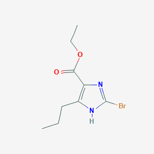 Ethyl 2-bromo-5-propyl-1H-imidazole-4-carboxylate