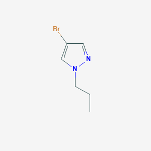 molecular formula C6H9BrN2 B136457 4-溴-1-丙基-1H-吡唑 CAS No. 141302-33-2