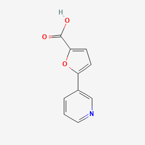 molecular formula C10H7NO3 B13645707 5-(Pyridin-3-yl)furan-2-carboxylic acid 