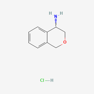 (4S)-3,4-dihydro-1H-2-benzopyran-4-amine hydrochloride