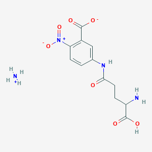 azanium;5-[[(4S)-4-amino-4-carboxybutanoyl]amino]-2-nitrobenzoate