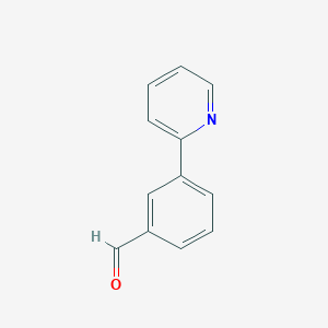molecular formula C12H9NO B1364574 3-(2-吡啶基)苯甲醛 CAS No. 85553-53-3