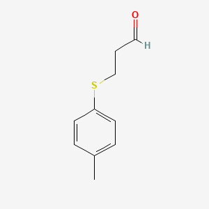 3-[(4-Methylphenyl)sulfanyl]propanal