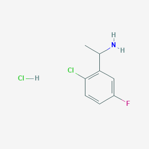 1-(2-Chloro-5-fluorophenyl)ethan-1-amine hydrochloride