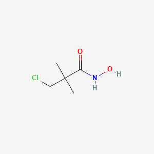 B1364577 3-chloro-N-hydroxy-2,2-dimethylpropanamide CAS No. 81778-06-5