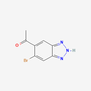 1-(5-Bromo-1H-benzo[d][1,2,3]triazol-6-yl)ethanone