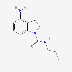 4-Amino-N-propylindoline-1-carboxamide