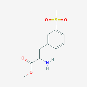 Methyl 2-amino-3-(3-methylsulfonylphenyl)propanoate