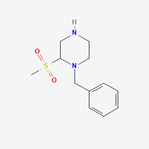 1-Benzyl-2-methanesulfonylpiperazine