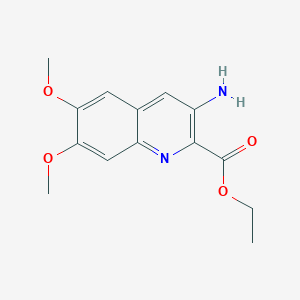 Ethyl 3-amino-6,7-dimethoxyquinoline-2-carboxylate