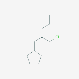 (2-(Chloromethyl)pentyl)cyclopentane