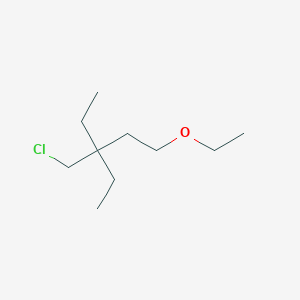 3-(Chloromethyl)-1-ethoxy-3-ethylpentane