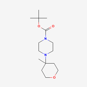 1,1-Dimethylethyl 4-(4-Methyltetrahydro-2H-pyran-4-yl)piperazine-1-carboxylate