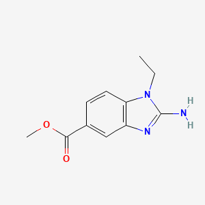 methyl 2-amino-1-ethyl-1H-1,3-benzodiazole-5-carboxylate