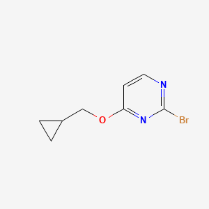 2-Bromo-4-(cyclopropylmethoxy)pyrimidine