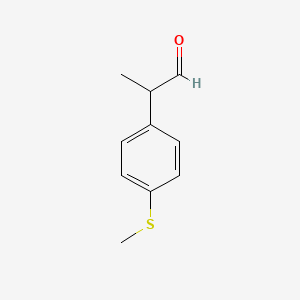 2-[4-(Methylsulfanyl)phenyl]propanal