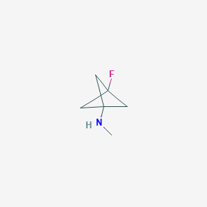 3-Fluoro-N-methylbicyclo[1.1.1]pentan-1-amine