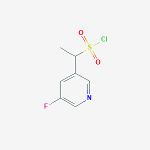 1-(5-Fluoropyridin-3-yl)ethanesulfonyl chloride